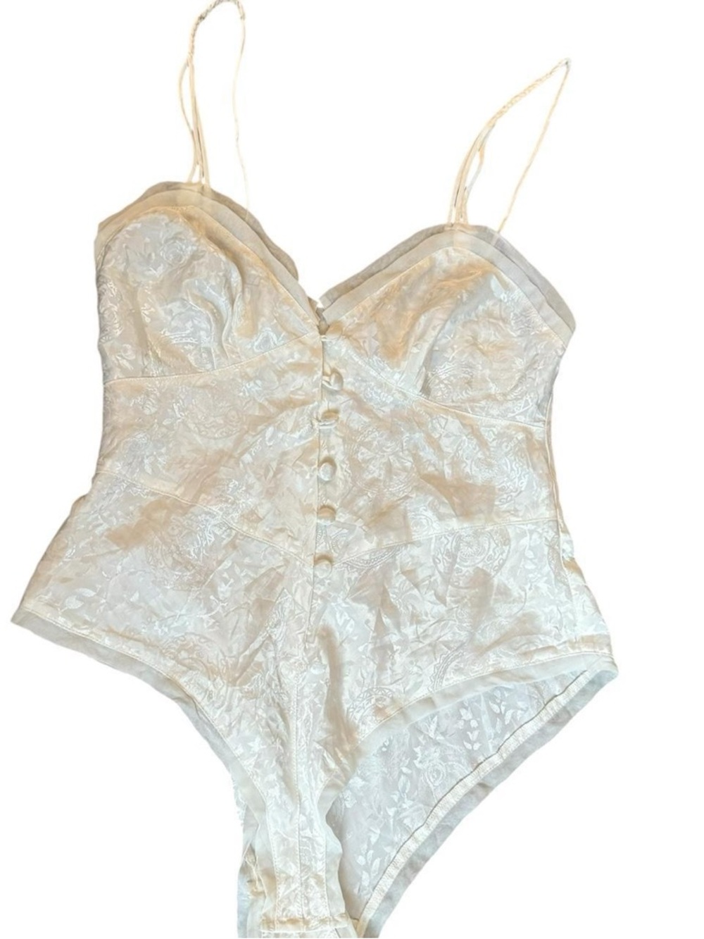 vintage Victoria’s Secret gold label teddy